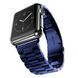 Стальний ремінець Stainless Steel Braslet 3 Beads на Apple Watch (42mm, 44mm, 45mm, 46mm, 49mm Blue) 234759 фото 1