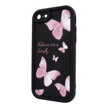 Чохол для iPhone 7/8 &ndash; Pretty Things&nbsp;"Butterflies &ndash; Black" 4091660000000 фото
