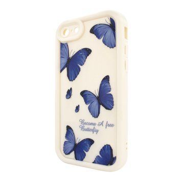 Чохол для iPhone 7/8 &ndash; Pretty Things&nbsp;"Butterflies &ndash; White" 4091670000007 фото