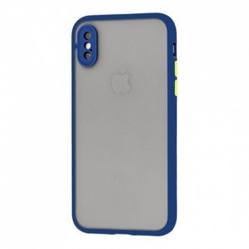Чохол Avenger Case camera Lens (на iPhone X/Xs, Dark Blue) 12364 фото