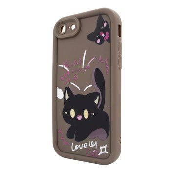 Чохол для iPhone 7/8 &ndash; Pretty Things&nbsp;"Kitties &ndash; Brown" 4091680000004 фото