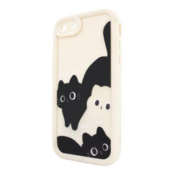 Чохол для iPhone 7/8 &ndash; Pretty Things&nbsp;"Kitties &ndash; White" 4091690000001 фото