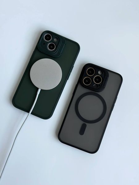 Чохол для iPhone 13 Pro Hybrid Camera Stand with MagSafe з підставкою Deep Purple 423193 фото