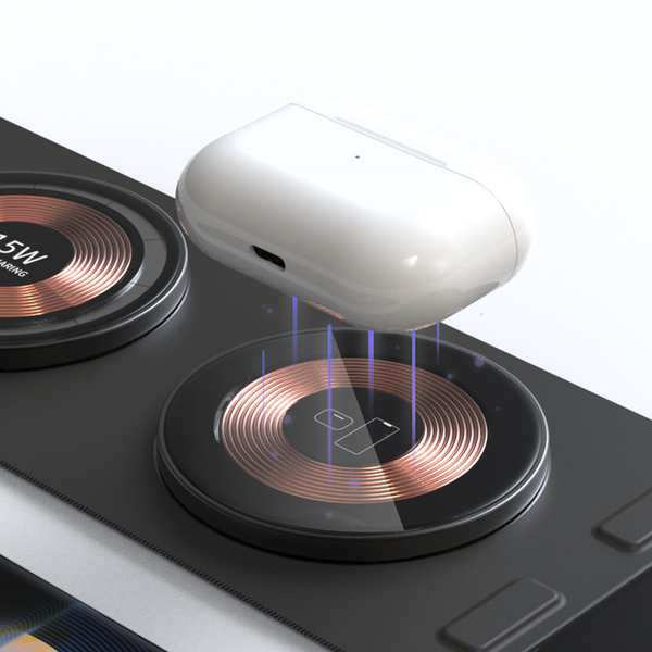 Безпровідна зарядка 3 в 1 книжка T01 MagSafe (iPhone + Apple watch + AirPods) 783214 фото