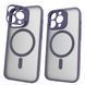 Чохол для iPhone 13 Pro Hybrid Camera Stand with MagSafe з підставкою Deep Purple 423193 фото 1