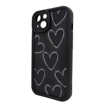 Чохол для iPhone 13 &ndash; Pretty Things "Black Hearts &ndash; Black" 4090210000002 фото