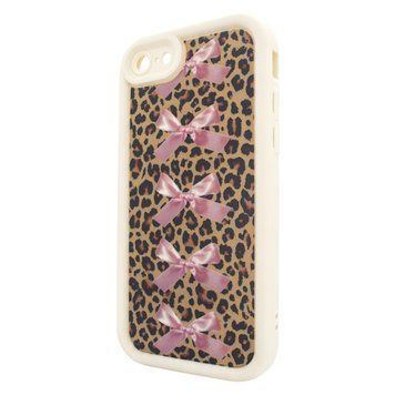Чохол для iPhone 7/8 &ndash; Pretty Things&nbsp;"Leopard & Bows &ndash; White" 4091710000004 фото
