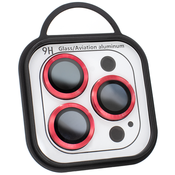 Захисне скло на камеру Metal Classic (iPhone 11 Pro / 11 Pro Max, Red) 562517 фото