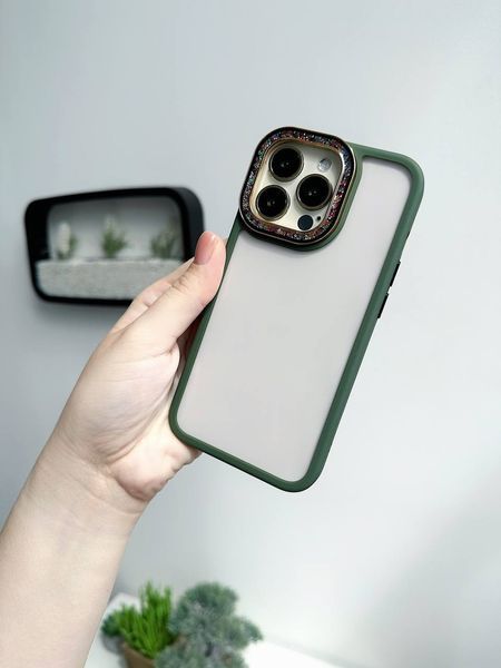 Чохол для iPhone 14 Pro Guard Amber Camera Khaki Green 592086 фото