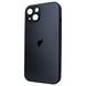 Чохол скляний AG Glass with Magsafe для iPhone 14 із захистом камери Graphite Black 675413 фото 1