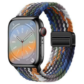 Ремінець Braided Nylon Magnetic Band (38/40/41mm + [42mm Series 10/11] &ndash; Gradient : Mystery Colorful) 4121220000000 фото