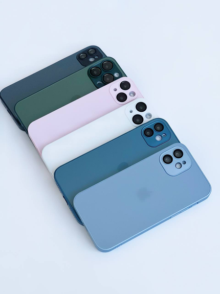 Чохол скляний AG Glass with Magsafe на iPhone 14 Pro Max із захистом камери Cangling Green 785615 фото