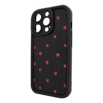 Чохол для iPhone 14 Pro &ndash; Pretty Things "Little Hearts &ndash; Black" 4090760000002 фото