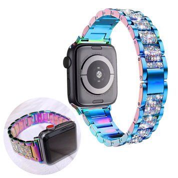 Ремінець Swarovski Steel Band на Apple Watch (42mm, 44mm, 45mm, 46mm, 49mm Chameleon) 234794 фото