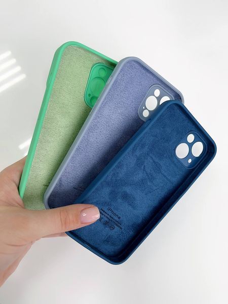Чохол Silicone with Logo Hide Camera, для iPhone 12 Pro (Light Purple) 900132 фото