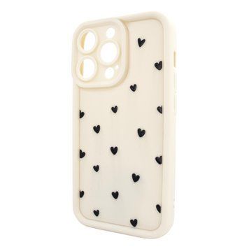 Чохол для iPhone 14 Pro &ndash; Pretty Things "Little Hearts &ndash; White" 4090770000009 фото