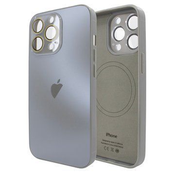 Чохол для iPhone 14 Pro Max AG Titanium Case 2.0 - MagSafe & Microfiber - Gray 3960680000004 фото