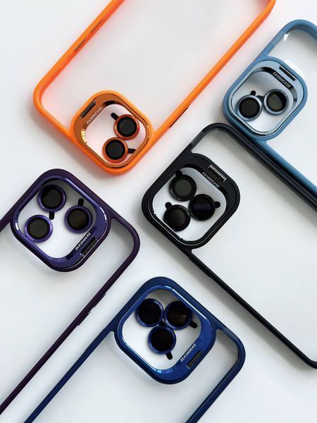 Чохол для iPhone 13 Pro Max Guard Stand Camera Lens з лінзами та підставкою Black 234114 фото