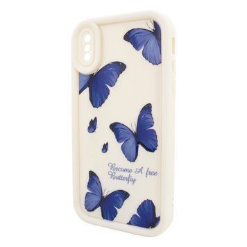Чохол для iPhone X/XS &ndash; Pretty Things "Butterflies &ndash; White" 4091790000000 фото