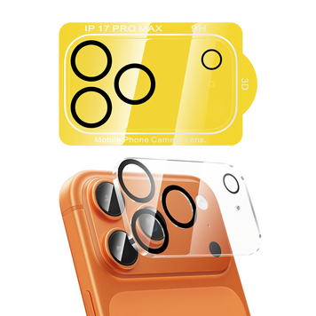 Захисне скло на камеру 3D Camera Glass упаковка (iPhone 17 Pro) 4172710000000 фото