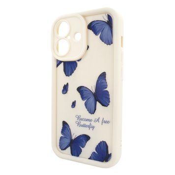 Чохол для iPhone 16 &ndash; Pretty Things "Butterflies &ndash; White" 4091310000008 фото