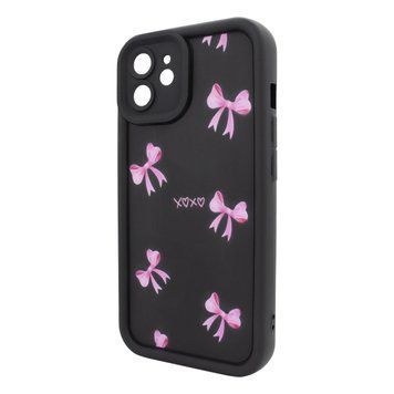 Чохол для iPhone 11 &ndash; Pretty Things "Pink Bows &ndash; Black" 4089830000004 фото