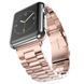 Стальний ремінець Stainless Steel Braslet 3 Beads на Apple Watch (38mm, 40mm, 41mm, [42mm Series 10/11], Rose Gold) 234740 фото 1