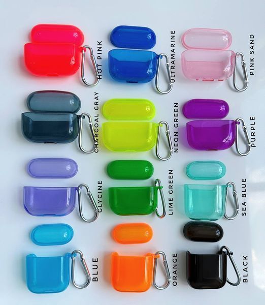 Чохол для AirPods 3 напівпрозорий Neon Case Ultramarine 192226 фото