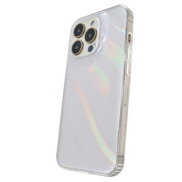 Чохол прозорий для iPhone 13 Pro Max Hologram Case Rainbow 192464 фото