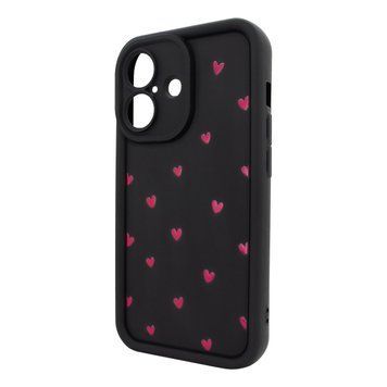 Чохол для iPhone 16 &ndash; Pretty Things "Little Hearts &ndash; Black" 4091360000003 фото