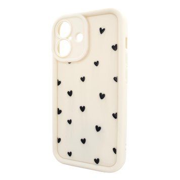 Чохол для iPhone 16 &ndash; Pretty Things "Little Hearts &ndash; White" 4091370000000 фото