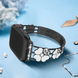 Ремінець Flower Steel Band для Apple Watch 42mm | 44mm | 45mm | 46mm | 49mm Black 323572 фото 3