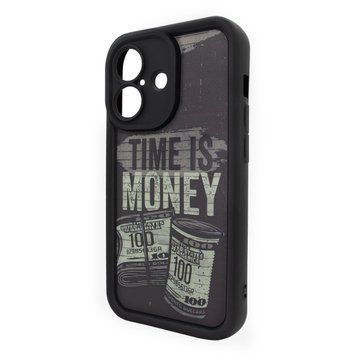 Чохол для iPhone 16 &ndash; Pretty Things "Money &ndash; Black" 4091380000007 фото