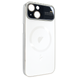 Чохол для iPhone 13 PC Slim Case with MagSafe із захисними лінзами на камеру Pearly White 852144 фото 1