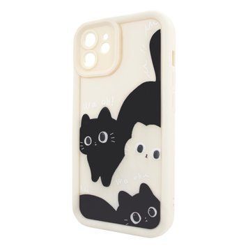 Чохол для iPhone 12 &ndash; Pretty Things "Kitties &ndash; White" 4089890000006 фото