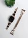 Ремінець Flower Steel Band для Apple Watch 42mm | 44mm | 45mm | 46mm | 49mm Rose Gold - Black 323574 фото 3
