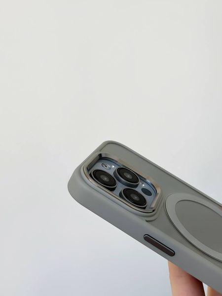Чехол Crystal Guard with MagSafe (iPhone 14, Titanium Gray) 897248 фото