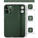 Ультратонкий чохол для iPhone 16 Pro Max K-Doo Air Carbon - Green 3944030000005 фото 1