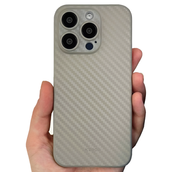 Ультратонкий чохол для iPhone 16 Pro Max K-Doo Air Carbon - Titanium Gray 3944040000002 фото