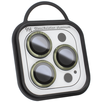 Захисне скло на камеру Metal Classic (iPhone 12 Pro, Dark Green) 562551 фото