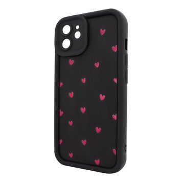 Чохол для iPhone 12 &ndash; Pretty Things "Little Hearts &ndash; Black" 4089920000006 фото