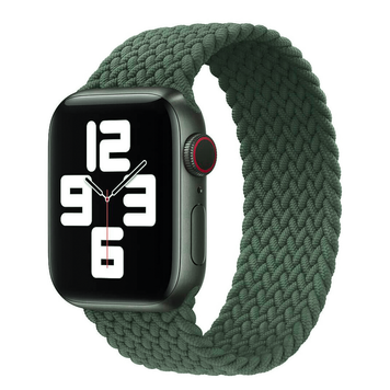 Монобраслет для Apple Watch Solo Loop Nylon (38mm, 40mm, 41mm, [42mm Series 10/11], Forest Green, M) 234632 фото