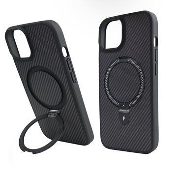 Чохол Nofelet Carbon Case with MagSafe (iPhone 12 / 12 Pro, Black) 4163110000004 фото
