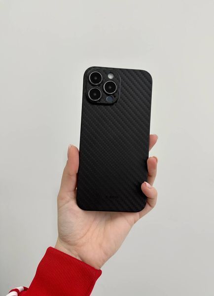 Ультратонкий чохол для iPhone 16 Pro K-Doo Air Carbon - Black 3944050000009 фото