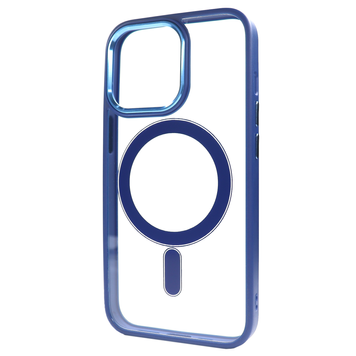 Чехол Crystal Guard with MagSafe (iPhone 14, Dark Blue) 505214 фото