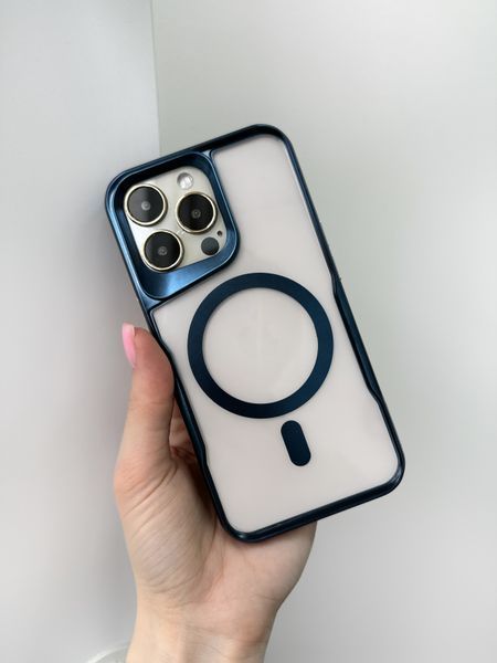 Чохол Metal Shell Case with MagSafe (iPhone 14 Pro, Titanium Blue) 3778960000008 фото
