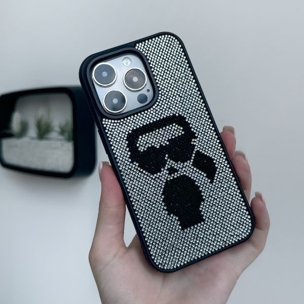 Чохол для iPhone 15 Pro Max Rock Case Karl Legerfeld - Silver-Black 3867110000002 фото