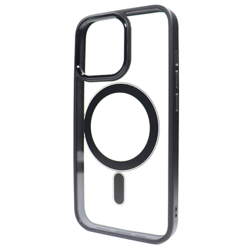 Чехол Crystal Guard with MagSafe (iPhone 14, Black) 505213 фото