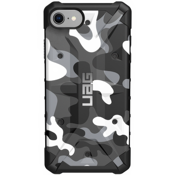 Тактичний протиударний чохол UAG Pathfinder камуфляжний на iPhone 6/7/8/SE2 (White-Black) 21242 фото