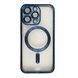 Чохол Shining with MagSafe на iPhone 14 Pro Max із захисними лінзами на камеру Blue 896543 фото 1